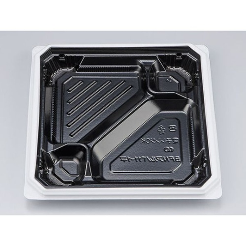 シーピー化成 弁当容器 BFNアルバ11-1平 BW 本体 発泡画像