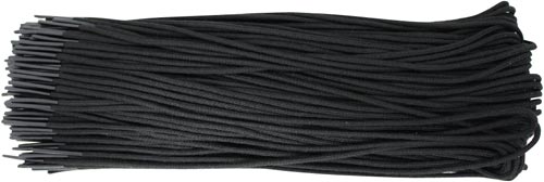かさばりにくいつづりひも　ブラック　１００本画像