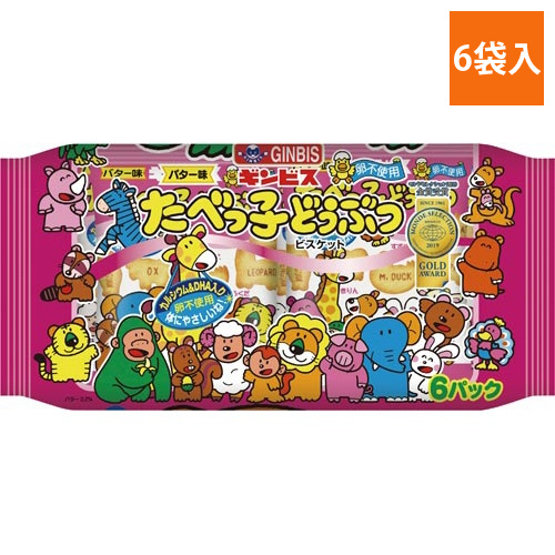 たべっ子どうぶつバター味　23g　6パック画像