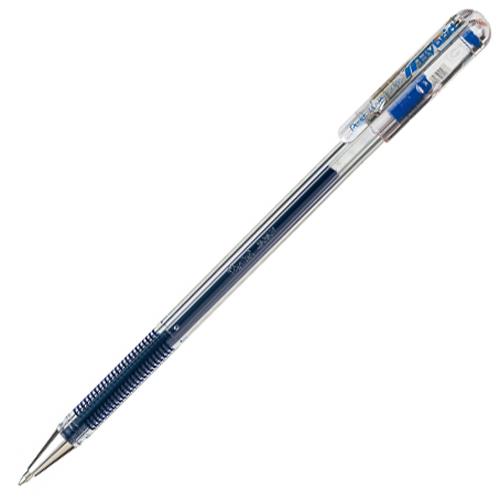 ゲルインクボールペン　ハイブリッド　0.5mm　青　業務用パック　1箱(10本)