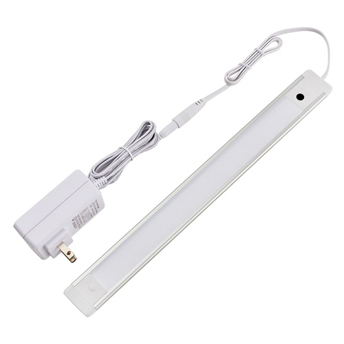 ｽﾘﾑ&ﾌﾗｯﾄLEDﾗｲﾄ(LED多目的灯) 非接触ｽｲｯﾁ 本体ｻｲｽﾞ約31cm 電球色 1台