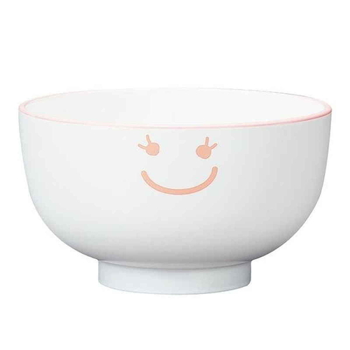 お椀 250ml OMU SMILE 皿 子供用食器 プラスチック 日本製 たらこ画像