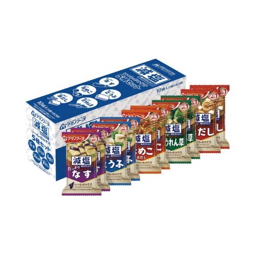 減塩いつものおみそ汁５種セット　１０食入画像