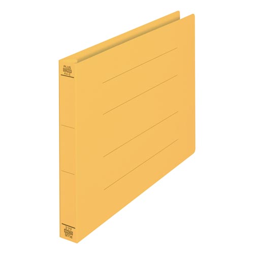 フラットファイル　Ａ４横　厚とじ　イエロー画像