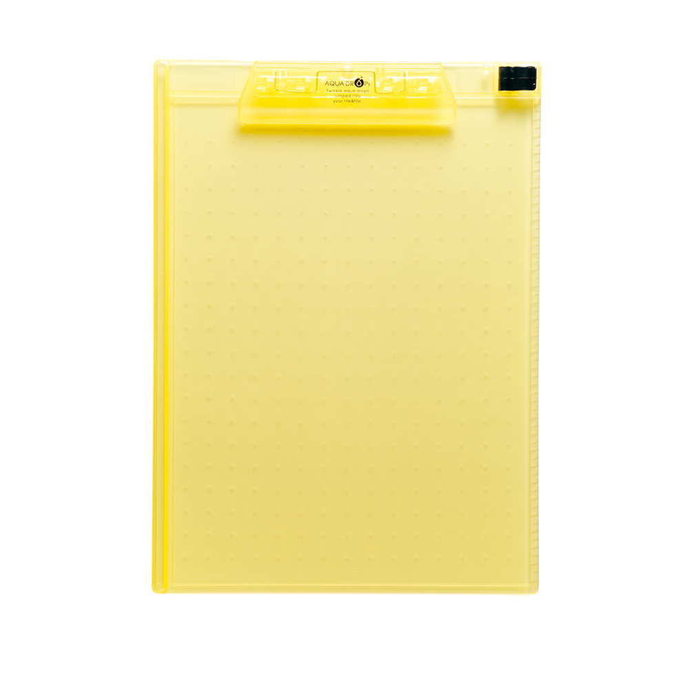 クリップボード 235×323mm 黄画像