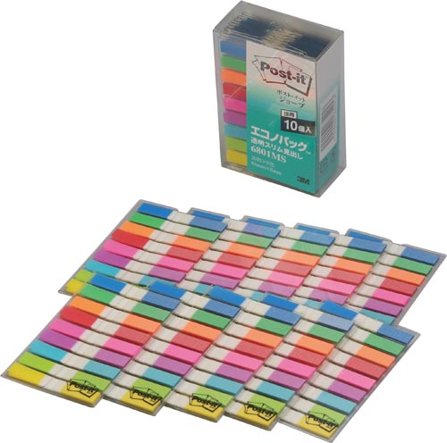 ポストイット　ジョーブ　６ｍｍ幅　９色×１０画像
