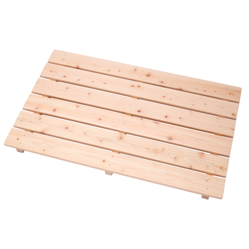 風呂スノコ 桧 ひのき 小節付すのこ 大 6枚板