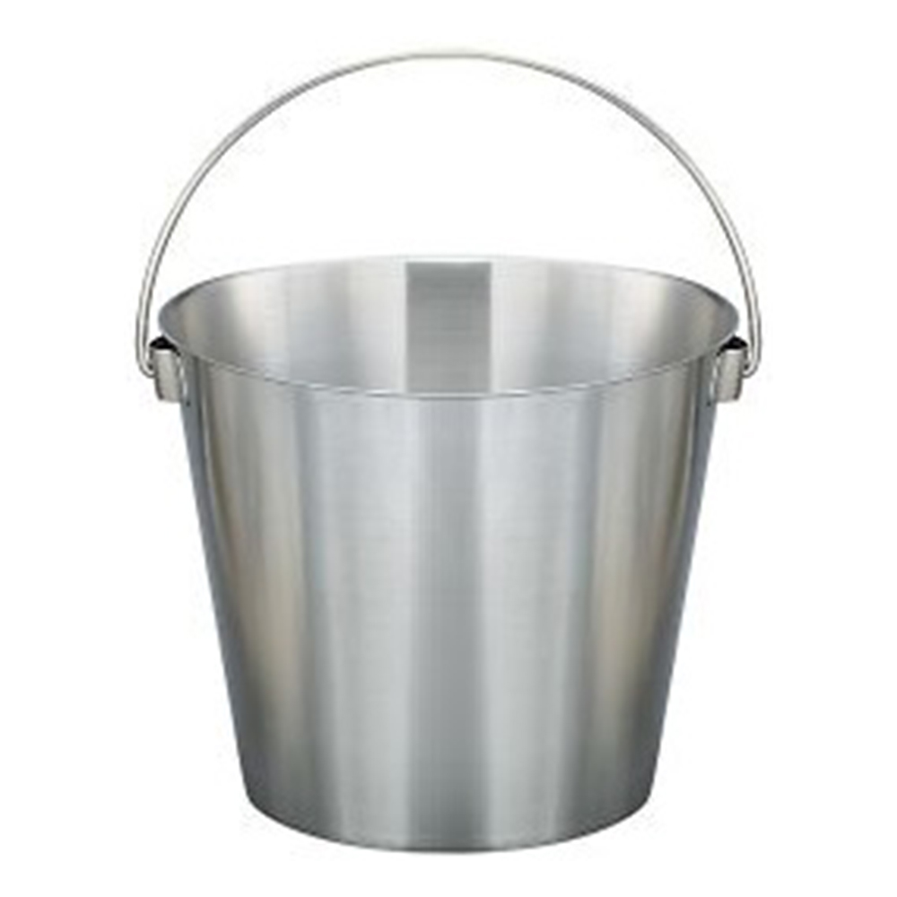 ステンレスバケツ（取っ手付き）