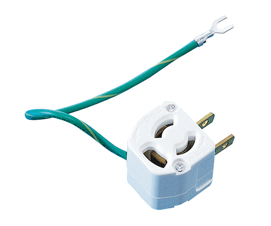 変換アダプタ 3P→2P L型変換アダプタ画像