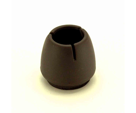 ワイドフェルトキャップ　丸脚用　21-32mm　濃茶画像