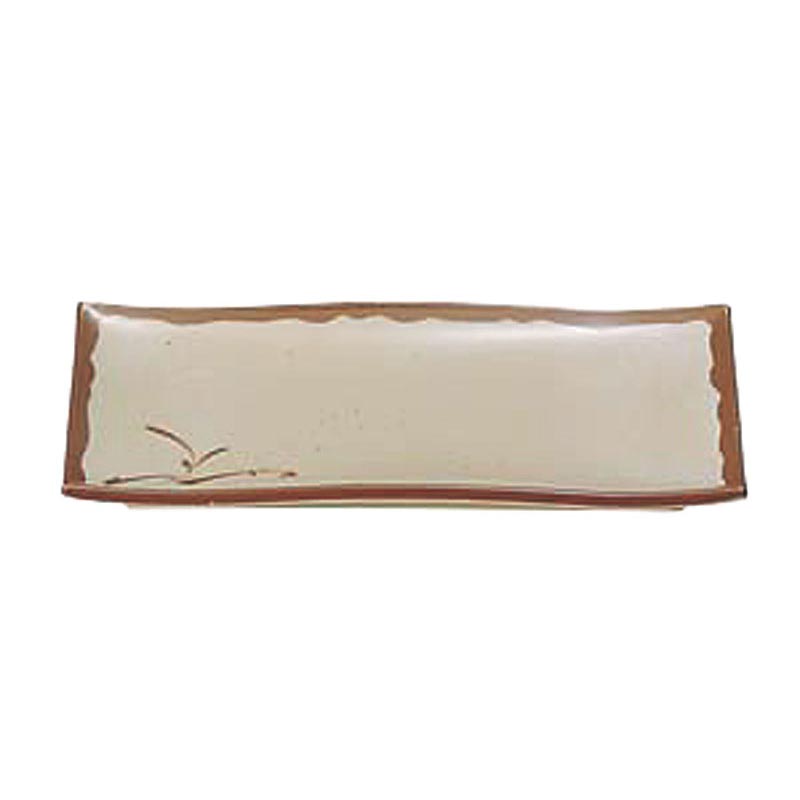 メラミン食器 織部 OB-17 角皿(小) エンテック画像