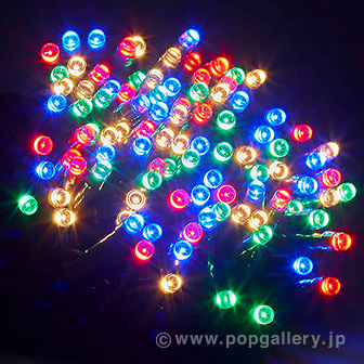 防滴100球LEDライト（ミックス）画像