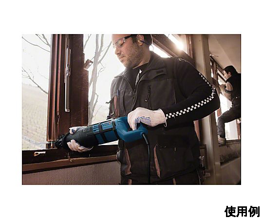 AC100V/1200W セーバーソー 電源ケーブルが付属した製品が正面から見える状態