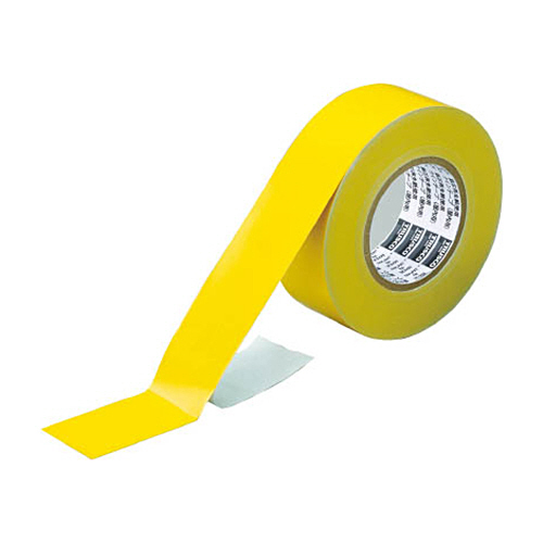 ﾗｲﾝﾃｰﾌﾟ 屋内用 幅50mm×長さ50m ｲｴﾛｰ 1巻画像