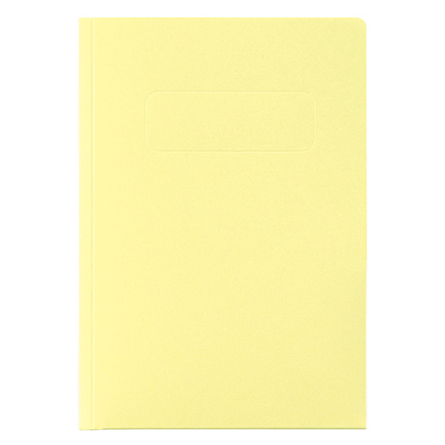 ｶﾗｰﾎﾟｹｯﾄﾎﾙﾀﾞｰ(紙製) 2つ折りﾀｲﾌﾟA5(見開きA4判) ﾗｲﾄｲｴﾛｰ 1冊画像