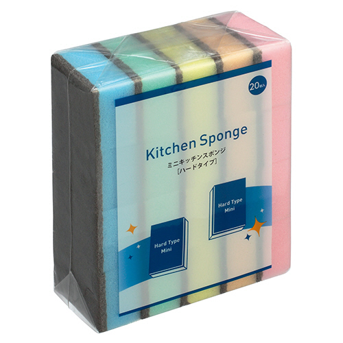 ﾐﾆｷｯﾁﾝｽﾎﾟﾝｼﾞ ﾊｰﾄﾞ 1ﾊﾟｯｸ(20個)画像