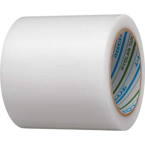 ﾊﾟｲｵﾗﾝｸﾛｽ粘着ﾃｰﾌﾟ 塗装養生用 100mm×25m 厚み約0.16mm ｸﾘｱ 1ｾｯﾄ(18巻)画像