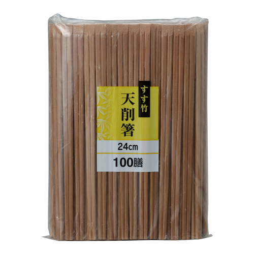 割箸　すす竹天削　24cm画像