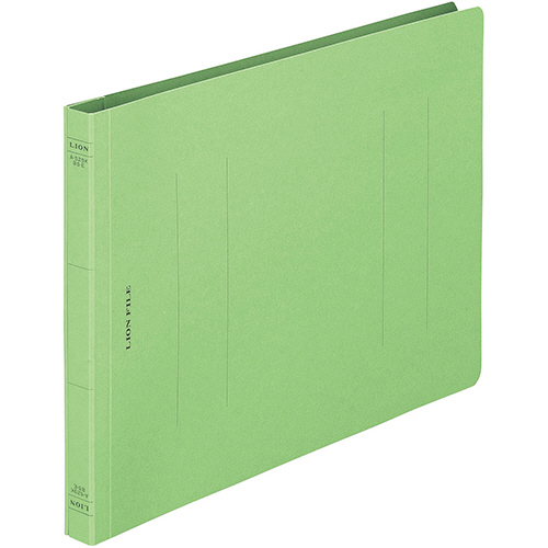 ﾌﾗｯﾄﾌｧｲﾙ(環境) 樹脂押え具 B5ﾖｺ 150枚収容 背幅18mm 緑 1ｾｯﾄ(10冊)画像