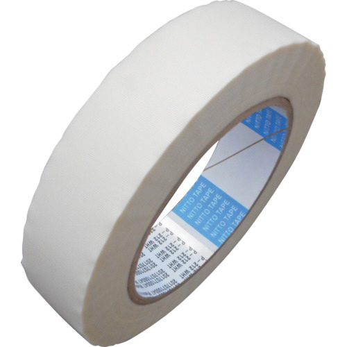 ｶﾞﾗｽｸﾛｽ粘着ﾃｰﾌﾟ P212 25.4mm×33m ﾎﾜｲﾄ 1巻画像