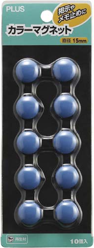カラーマグネットＣＰ－０１５Ｍ　ブルー　１０個画像