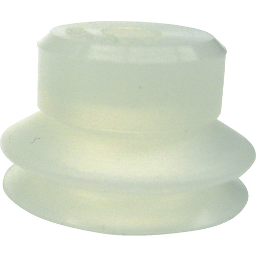 吸着ﾊﾟｯﾄﾞ ｼﾞｬﾊﾞﾗﾄﾒﾈｼﾞ取付 φ15 ｼﾘｺﾝｺﾞﾑ 乳白色 1個画像