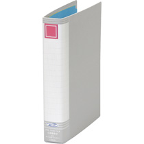 ﾊﾟｲﾌﾟ式ﾌｧｲﾙ(ﾘﾕｰｽﾀｲﾌﾟ)両開きA4ﾀﾃ300枚収容 30mmとじ 背幅51mmﾗｲﾄｸﾞﾚｰ1冊画像