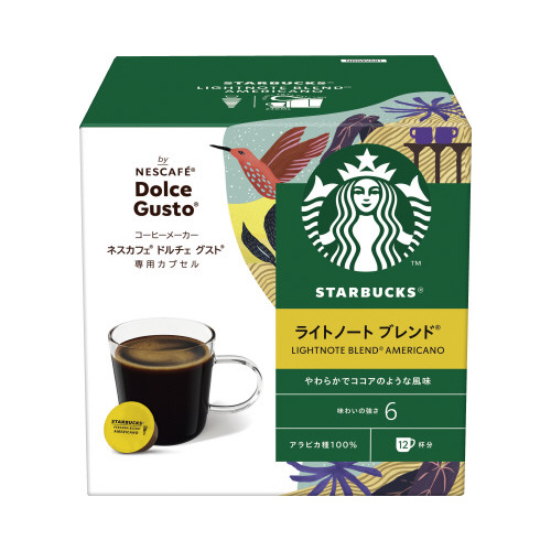 ドルチェグスト　スタバ　ライトノートブレンド１２杯画像