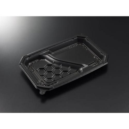 中央化学 弁当容器 CT ロックス 25-17 2S BK 本体画像