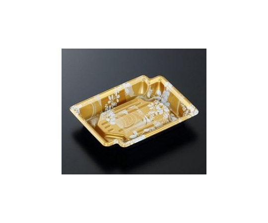 刺身・鮮魚容器 CFかく鉢 15-11 みずえ金-BK本体 1200枚画像