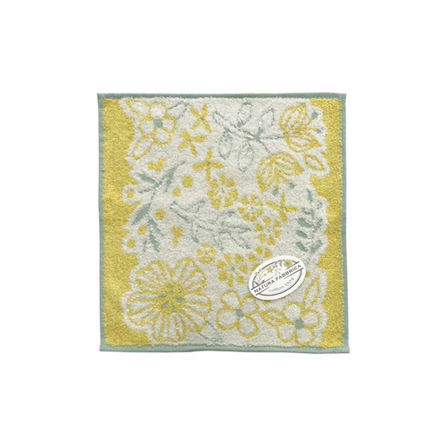 モーメント タオルチーフ 25×25cm イエロー画像