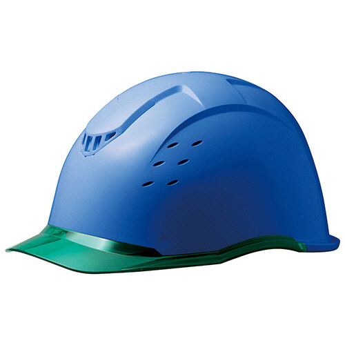 PC製ﾍﾙﾒｯﾄ(KP･ｸﾘｱﾊﾞｲｻﾞｰ･通気孔) SC-13PCLV RA KP ﾌﾞﾙｰ/ｸﾞﾘｰﾝ 1個画像