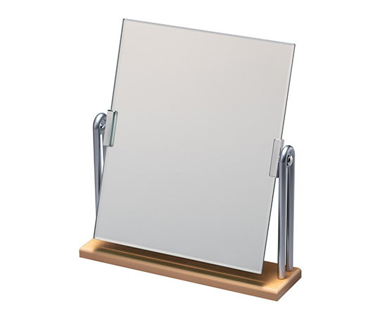 木製スタンドミラーDX　木目　L画像