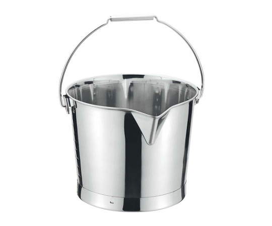 クローバー　18-8　口付バケツ　目盛付　20L