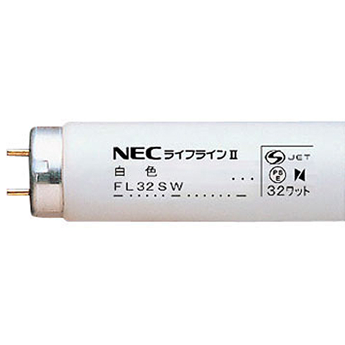 蛍光ﾗﾝﾌﾟ ﾗｲﾌﾗｲﾝII 直管ｽﾀｰﾀ形 32W形 白色 1ｾｯﾄ(25本)画像