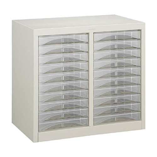 ﾚﾀｰｹｰｽ A4型･2列ﾀｲﾌﾟ 浅型10段×2列 1台画像