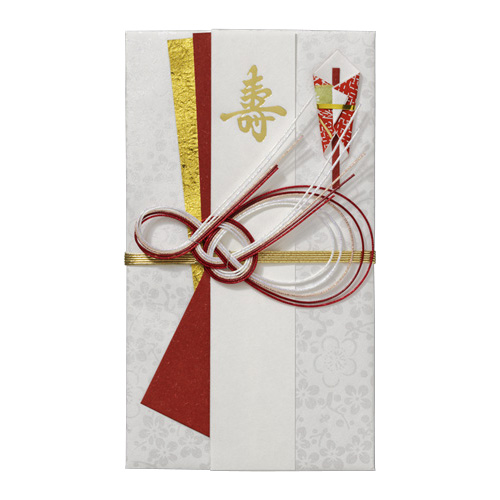 新金封 なごみ 赤 W105×H185mm 1枚画像