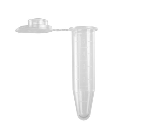 5.0mL スナップロックマイクロチューブ 透明 1ケース（250本×5パック入）画像