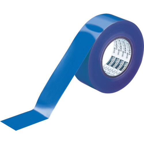 ﾗｲﾝﾃｰﾌﾟ ｺﾞﾐｾﾞﾛﾀｲﾌﾟ 幅50mm×長さ50m ﾌﾞﾙｰ 1巻画像