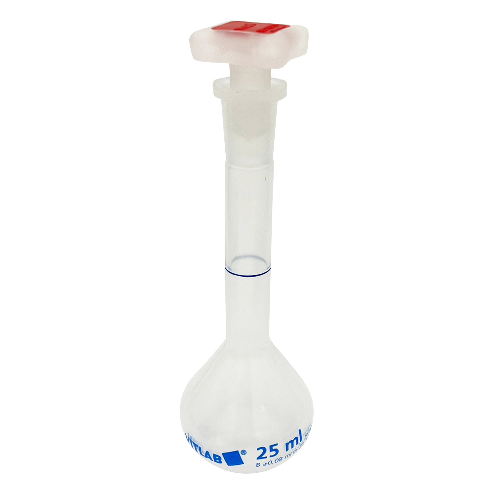 栓付きPPメスフラスコ 25mL画像