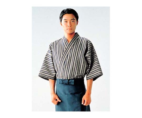 男性用 和風ハッピーコート（調理服）BC1361-7 M画像