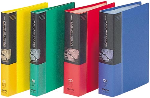 ポストカードホルダー　Ａ６縦　３０ポケット　青画像