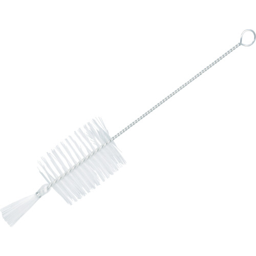 理化学ﾌﾞﾗｼ 試験管用 ﾅｲﾛﾝ毛 ｽﾃﾝﾚｽ柄 1ﾊﾟｯｸ(5本)画像