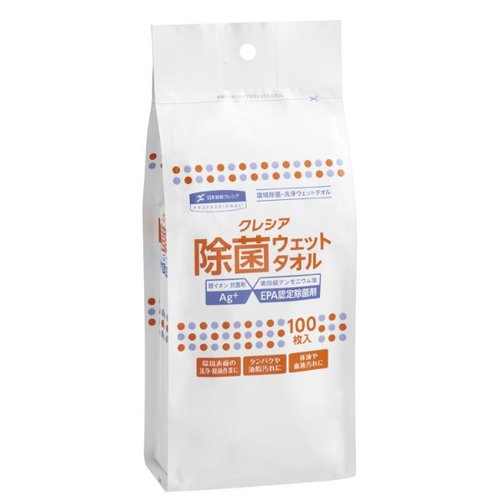 クレシア 除菌ウェットタオル 詰め替え用 日本製紙クレシア画像