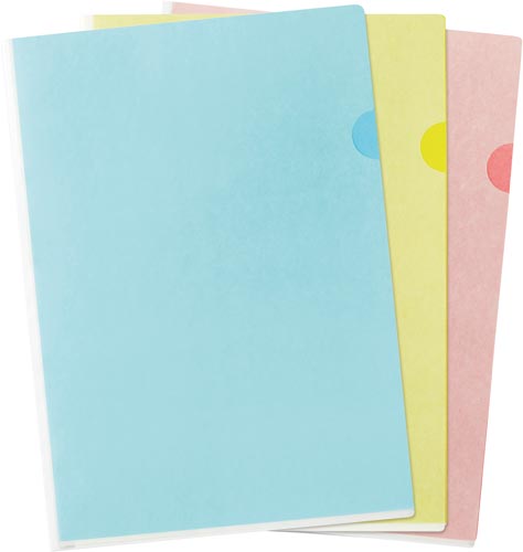 紙製クリアーホルダー３枚アソートパック×３画像