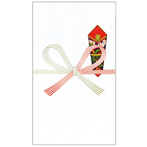のり付円入袋 祝無地 1ﾊﾟｯｸ(10枚)画像