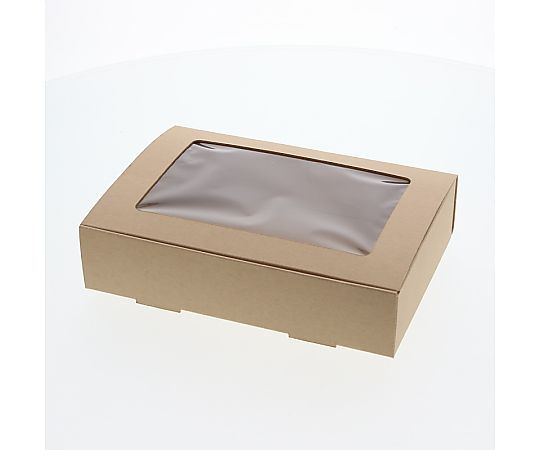 フレームBOX FL-4 クラフト 10枚入 白いパッケージに入った10枚のクラフトボックスが整然と並んでいる様子
