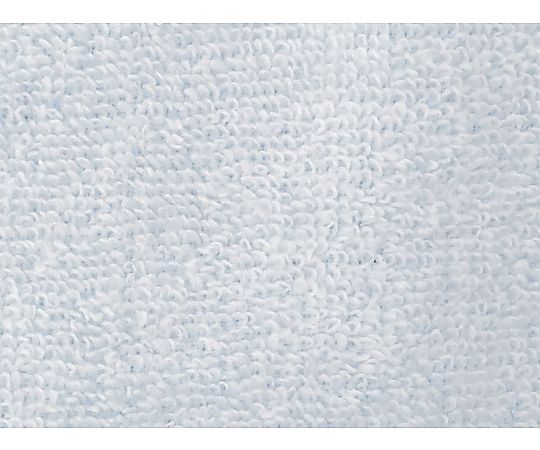 大判バスタオル 無撚糸カラー 70×140cm BLUE 1セット（10枚入） 大きなバスタオルが整然と並んでいる様子