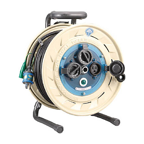 防雨型ﾘｰﾙ(屋外用･単相100V)30mｺﾝｾﾝﾄ穴3個 標準漏電遮断機付 1台画像