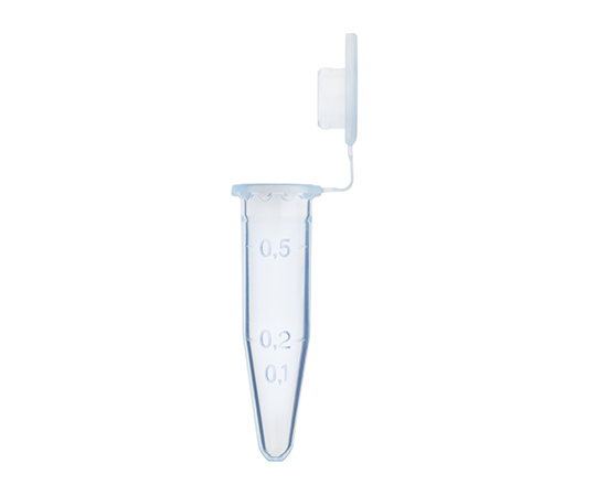 トレフ スタンダードキャップチューブ 0.5mL ブルー 1袋（500本入）画像